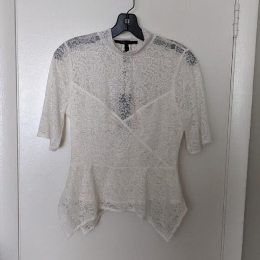 BCBGMAXAZRIA GARDENIA TOP SIZE S